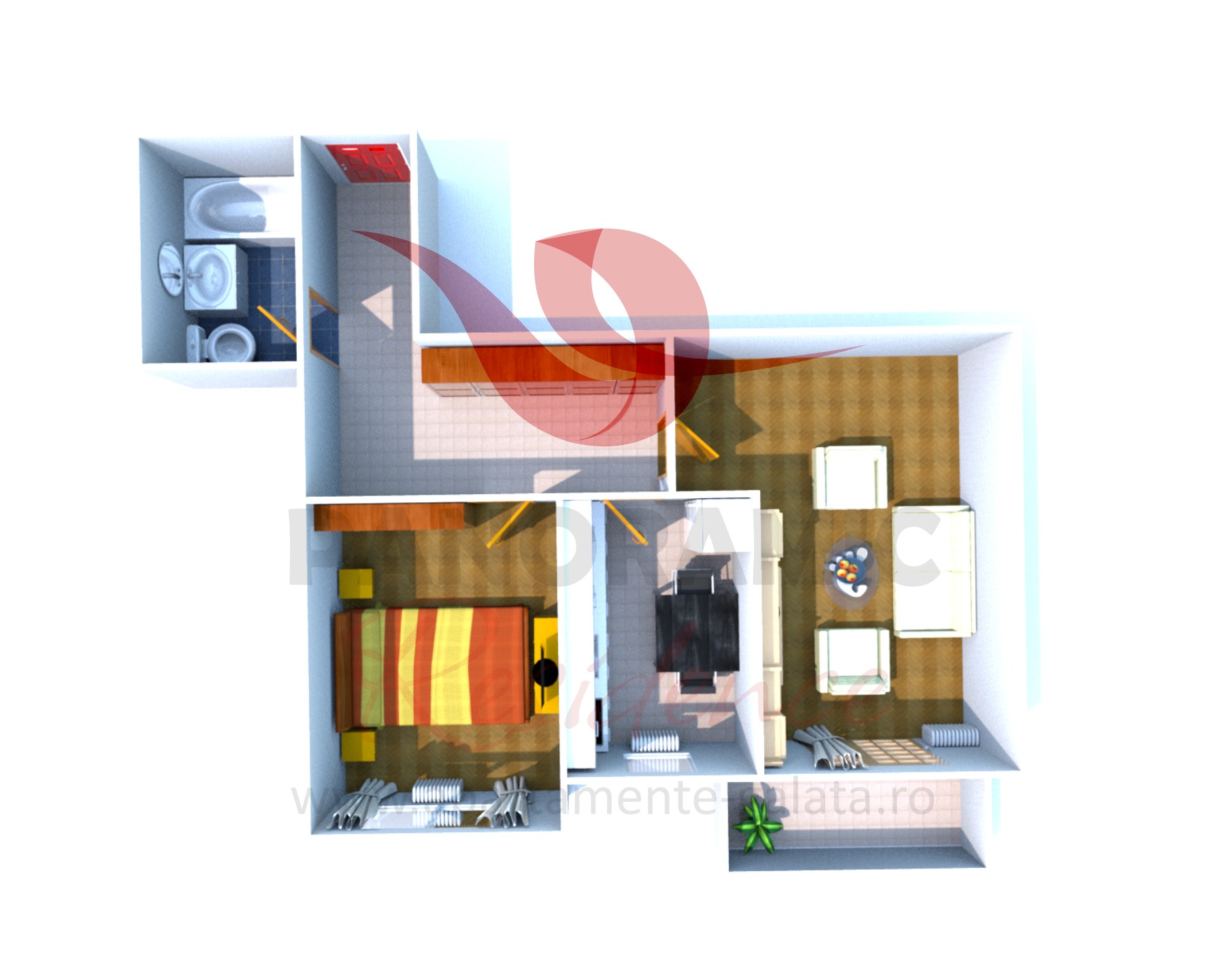 Apartament 2 camere tip C